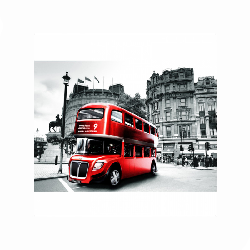 Πίνακας σε καμβά με Πόλεις London bus